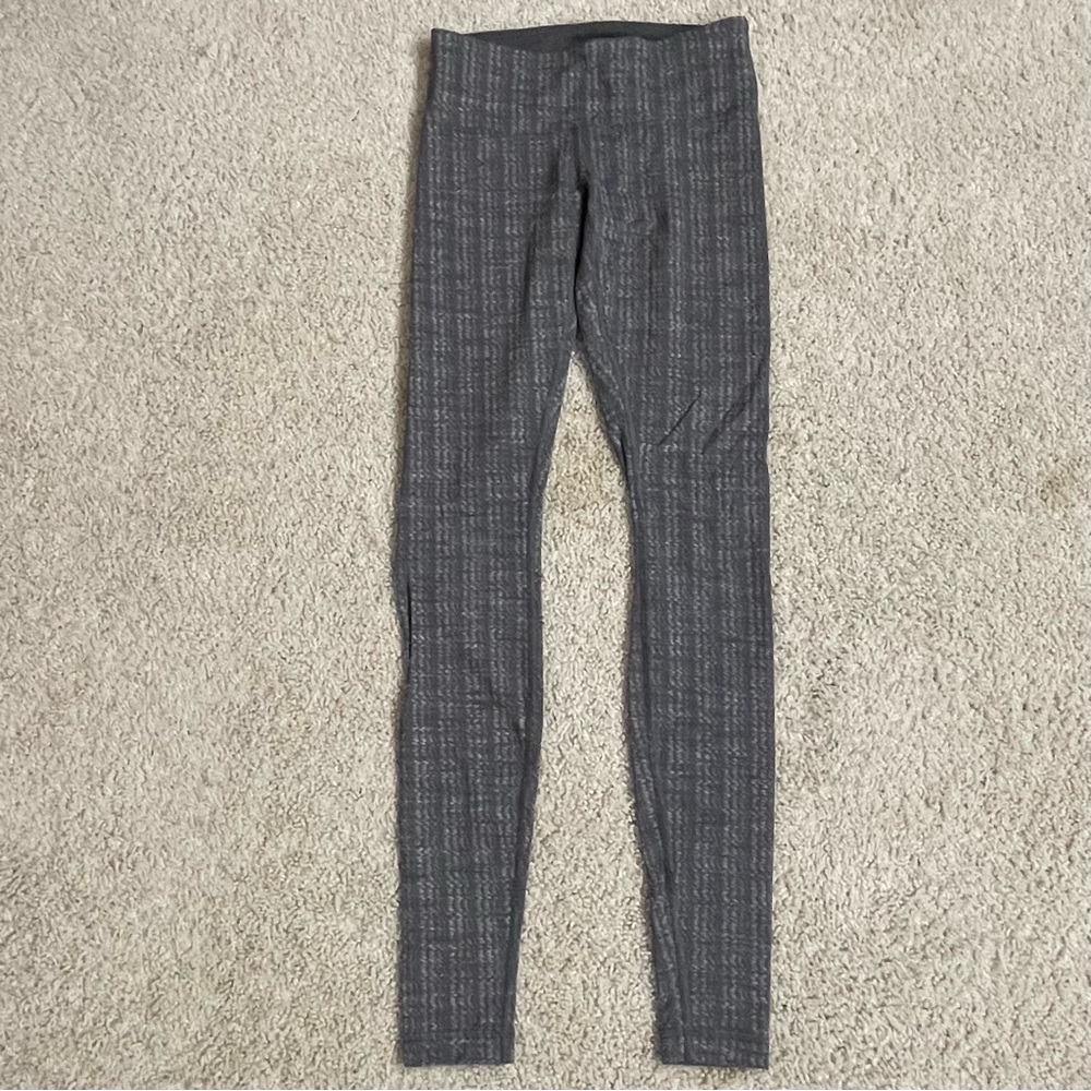 Women's LULULEMON Athletica WUNDER UNDER Ziggy Wee October Inkwell PANT Leggings